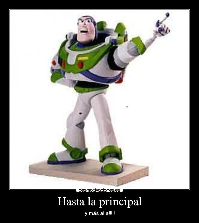 Hasta la principal - y más alla!!!!!