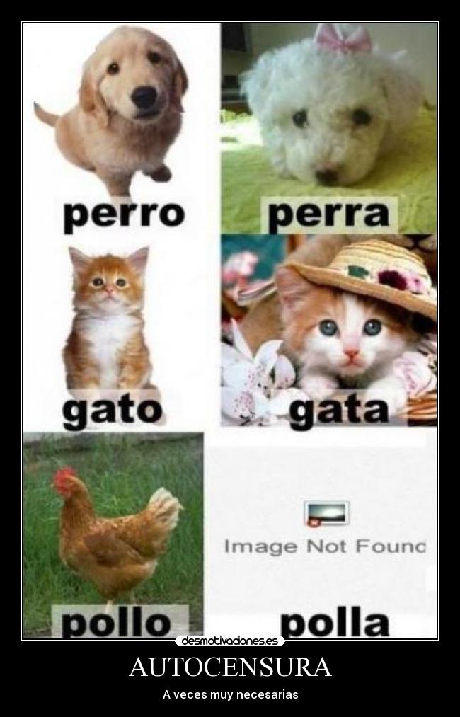 AUTOCENSURA - A veces muy necesarias