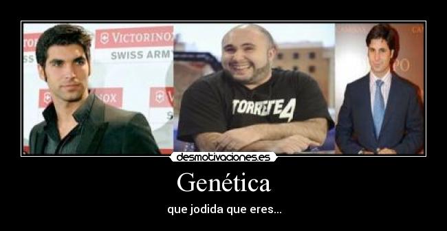 Genética - que jodida que eres...