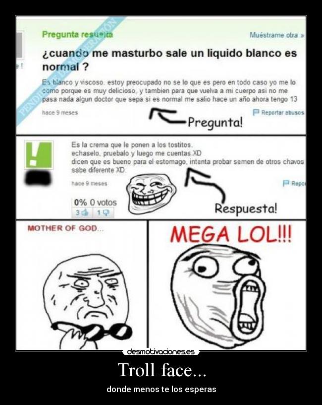 Troll face... -