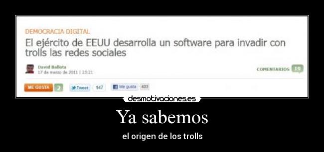 carteles trolls desmotivaciones