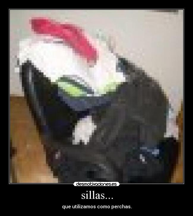 sillas... -
