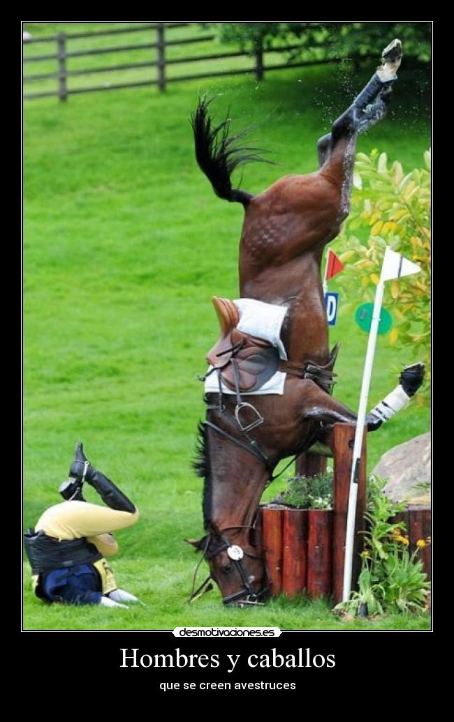 Hombres y caballos -