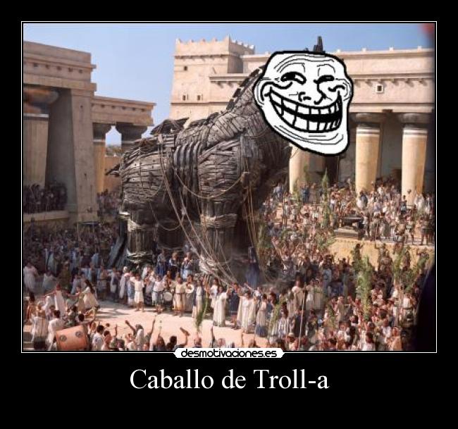 carteles caballo troll-a desmotivaciones