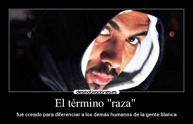 El término raza -