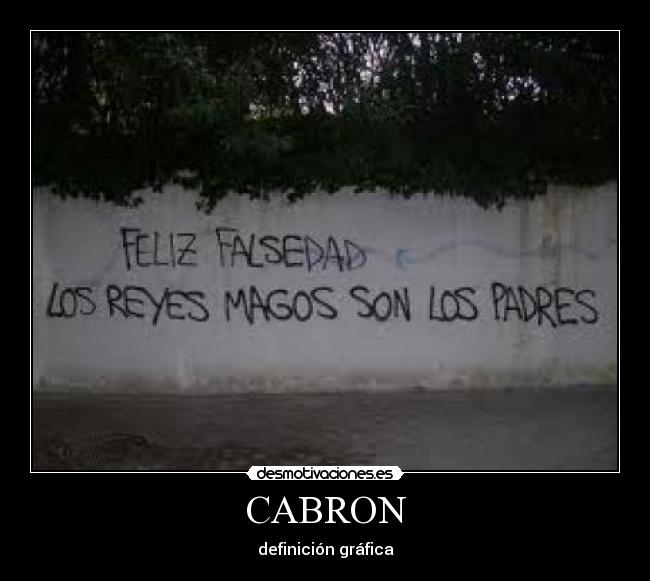 CABRON - definición gráfica