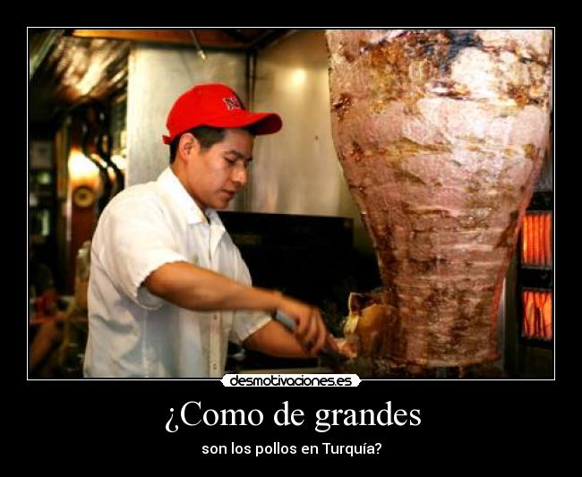 ¿Como de grandes - 