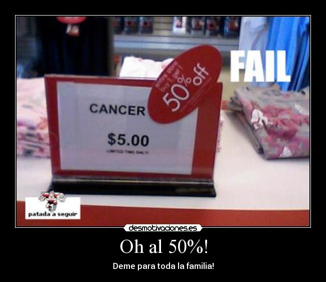 Oh al 50%! - 