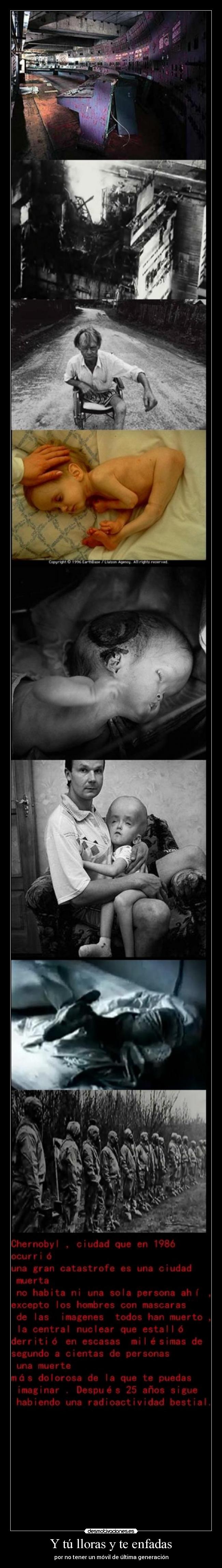 Y tú lloras y te enfadas - por no tener un móvil de última generación