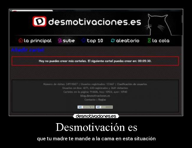 Desmotivación es - 