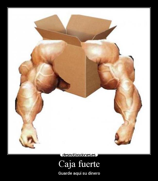 Caja fuerte - Guarde aqui su dinero