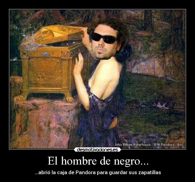 El hombre de negro... - 