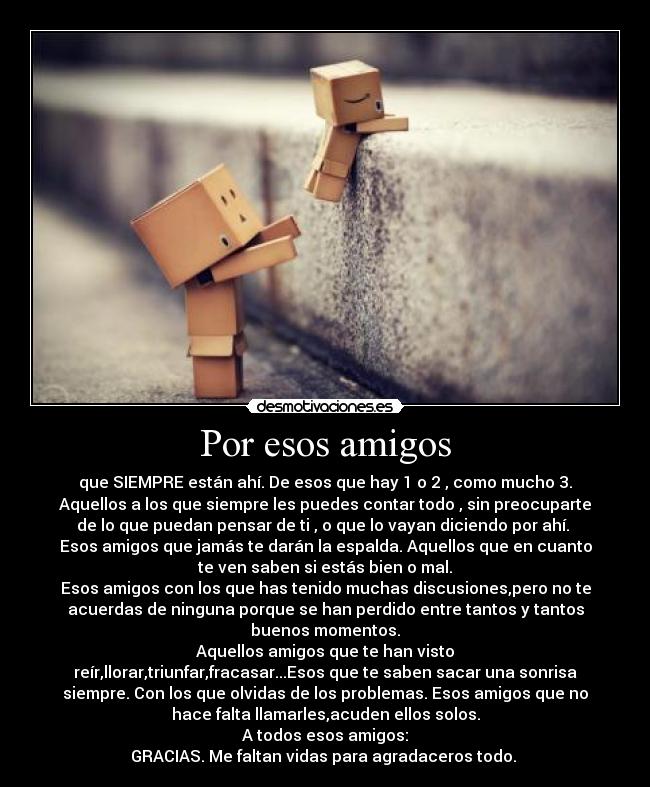 Por esos amigos - 