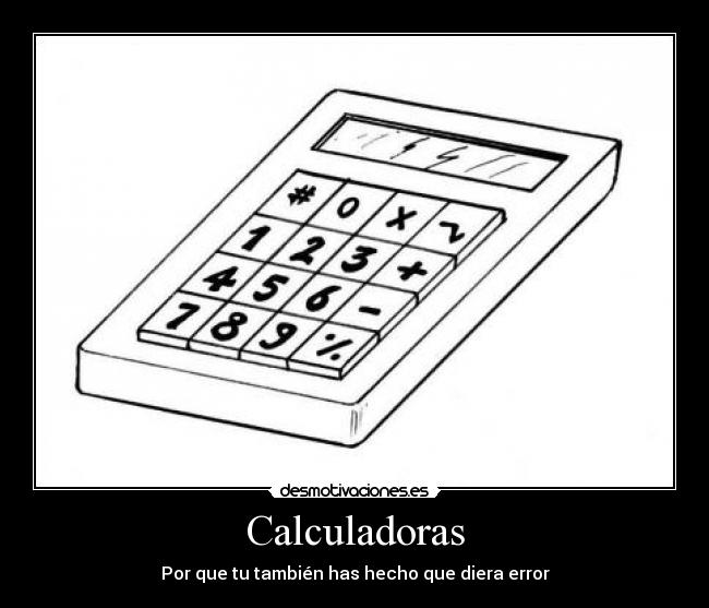 Calculadoras - 