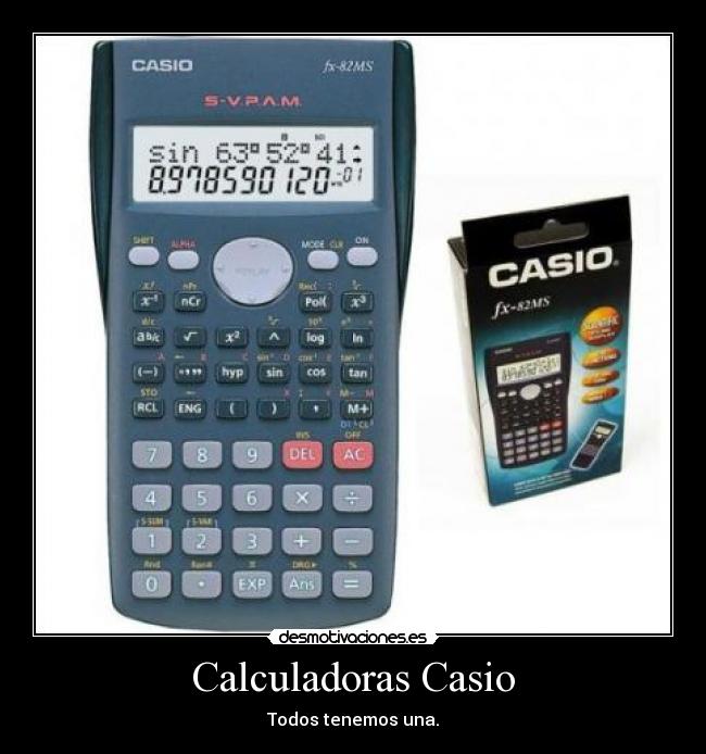 Calculadoras Casio - 