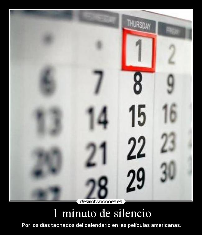 1 minuto de silencio - 