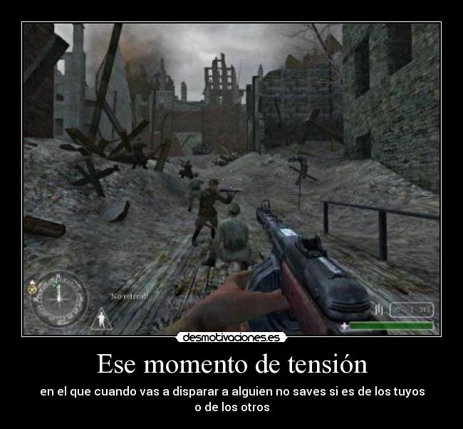 Ese momento de tensión -