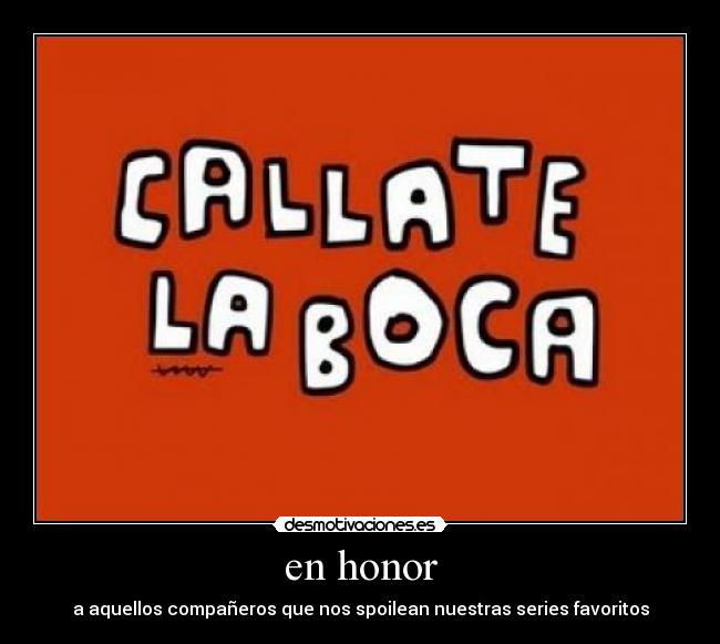 en honor -