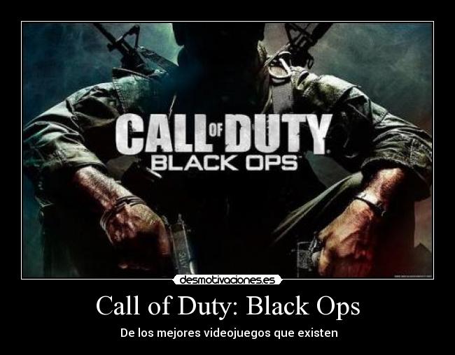 Call of Duty: Black Ops -  De los mejores videojuegos que existen
