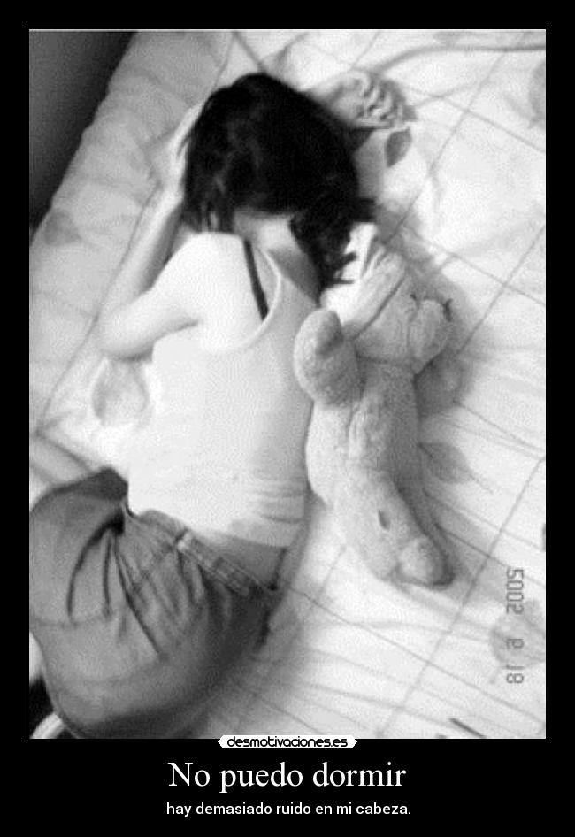 No puedo dormir - 