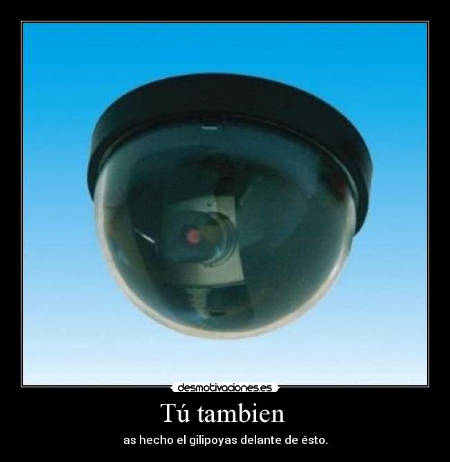 Tú tambien - as hecho el gilipoyas delante de ésto.