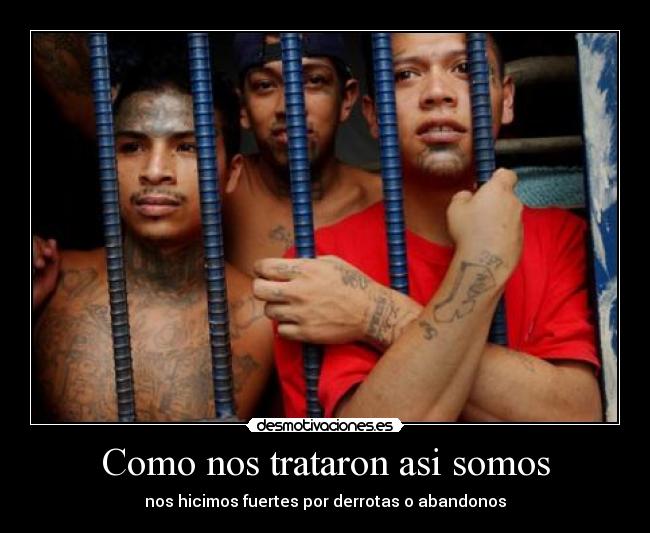 Como nos trataron asi somos - nos hicimos fuertes por derrotas o abandonos