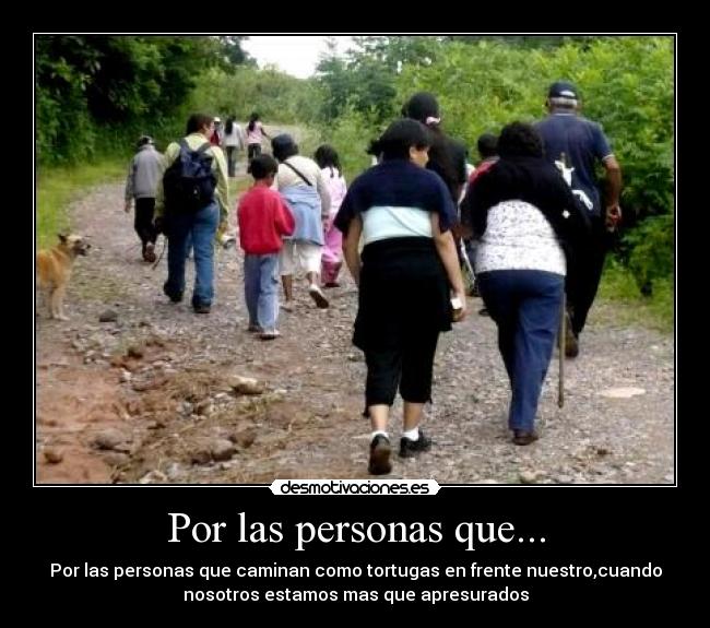 Por las personas que... - 