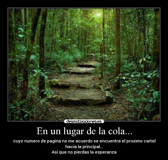 En un lugar de la cola... - 