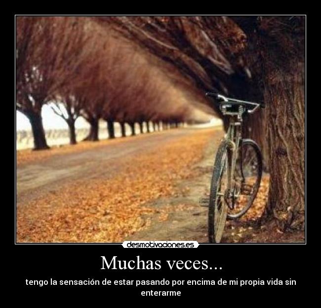 Muchas veces... - 