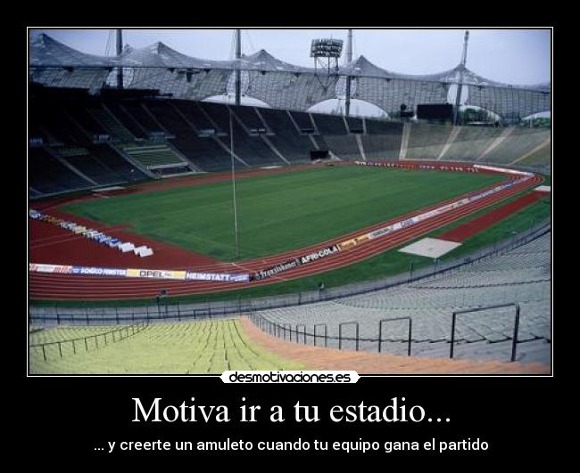 carteles futbol estadios equipo ganar motiva desmotivaciones