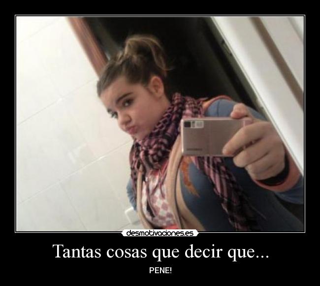 Tantas cosas que decir que... -