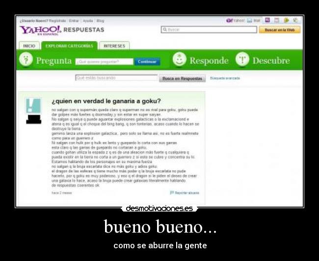 bueno bueno... - como se aburre la gente