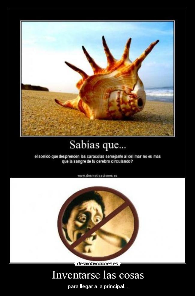 Inventarse las cosas - 