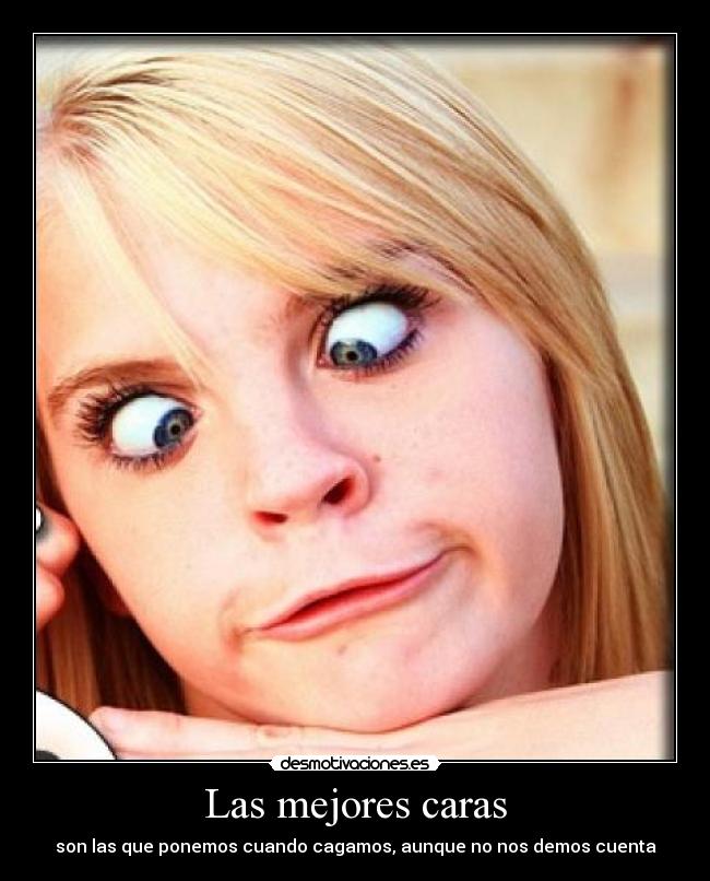 carteles caras desmotivaciones