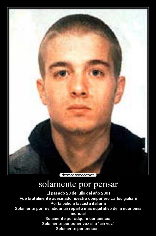 solamente por pensar -