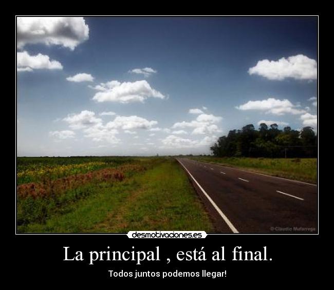 La principal , está al final. -