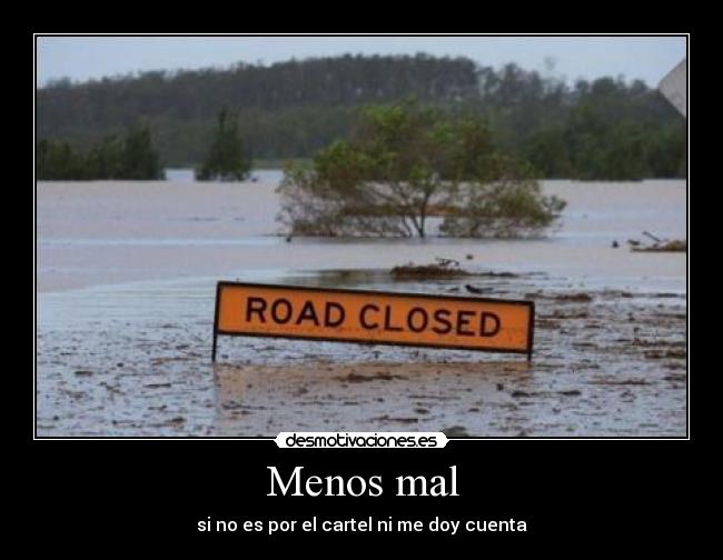 Menos mal -
