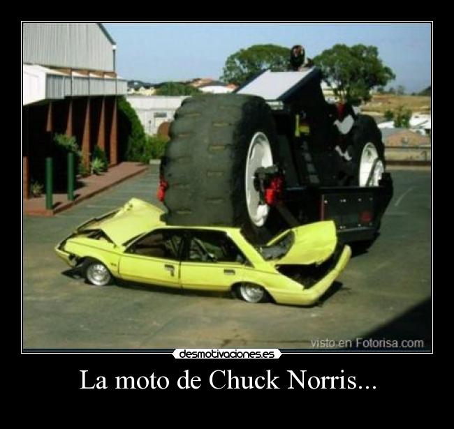 La moto de Chuck Norris... - 