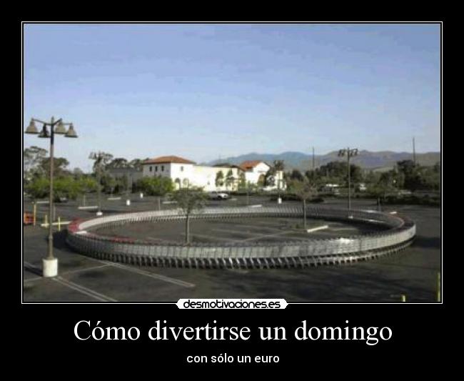 Cómo divertirse un domingo -