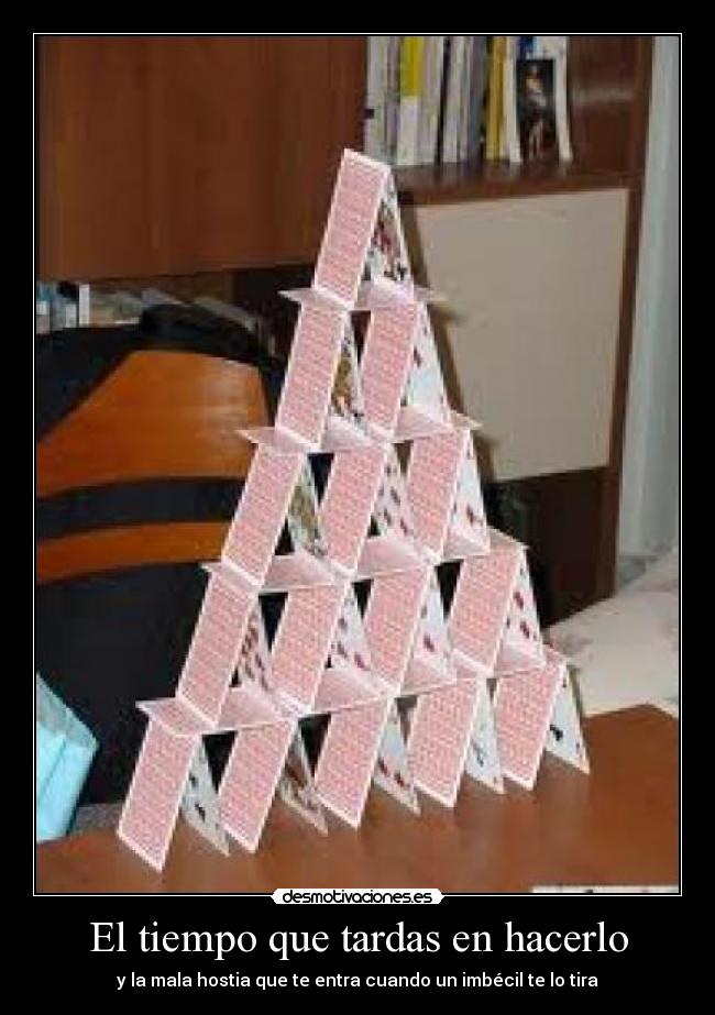 El tiempo que tardas en hacerlo -