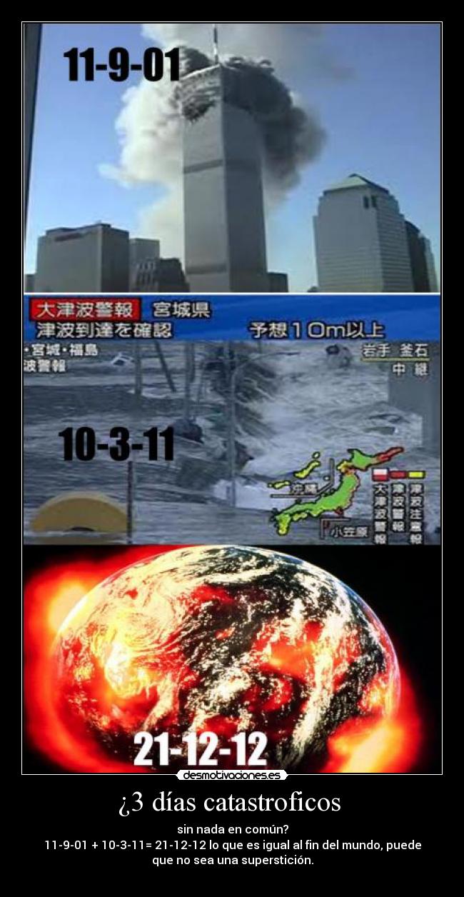 carteles 11s 10m fin del munddo desmotivaciones