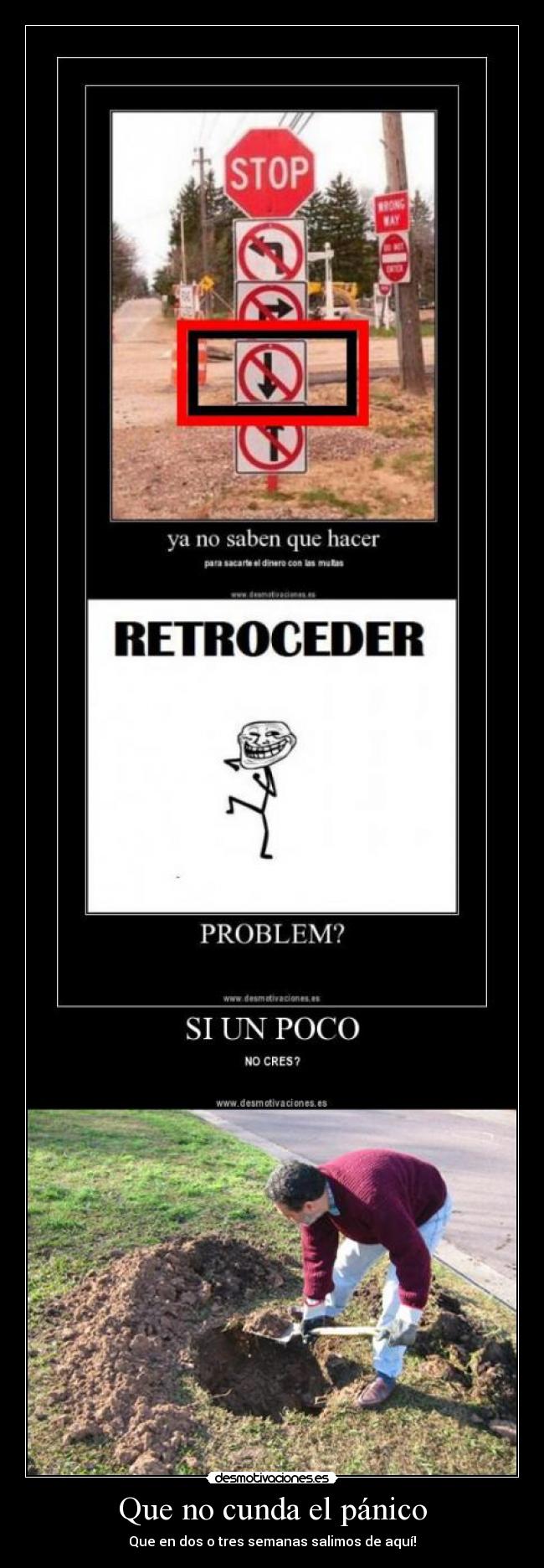 Que no cunda el pánico -