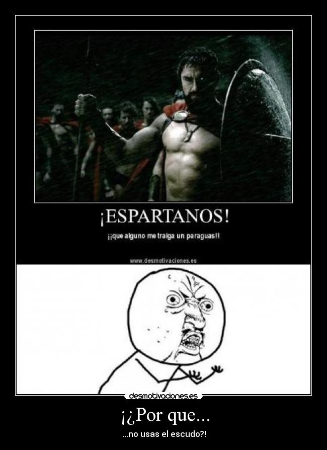 ¡¿Por que... - ...no usas el escudo?!