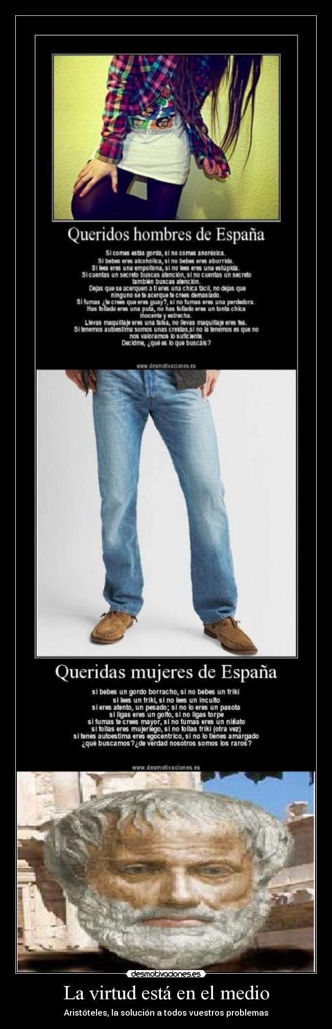 La virtud está en el medio -