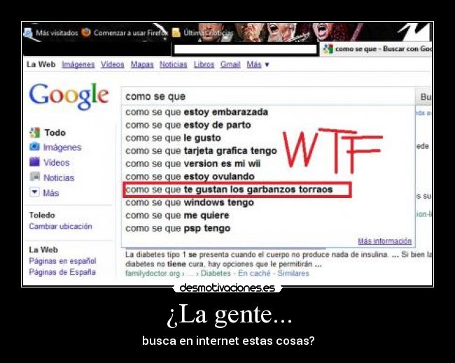 ¿La gente... - busca en internet estas cosas?
