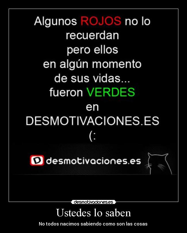Ustedes lo saben - 