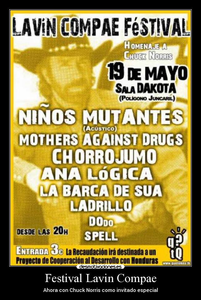 Festival Lavin Compae - Ahora con Chuck Norris como invitado especial
