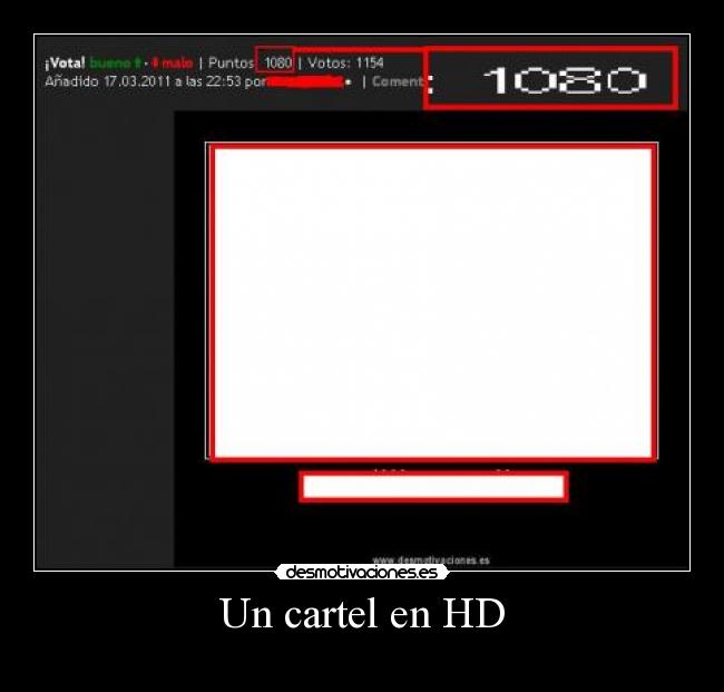 Un cartel en HD -