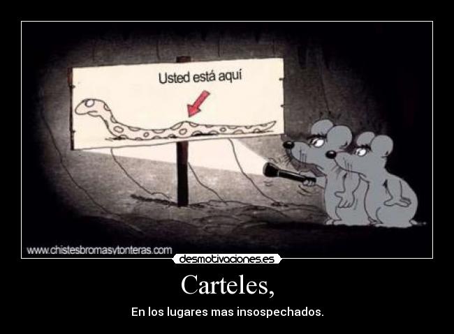 Carteles, - 