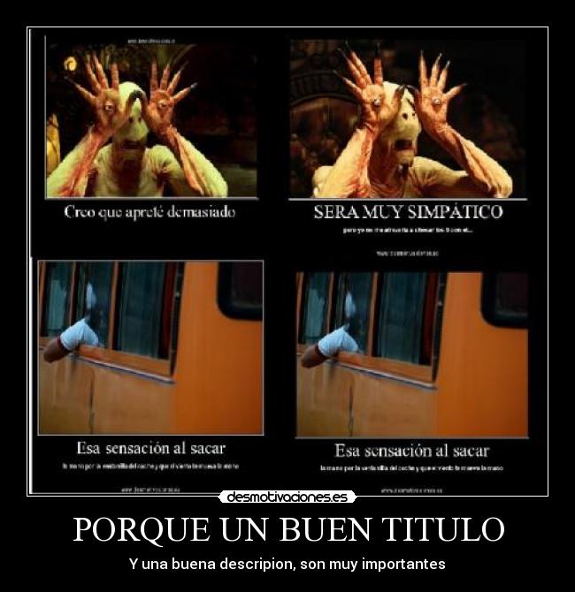 PORQUE UN BUEN TITULO - Y una buena descripion, son muy importantes